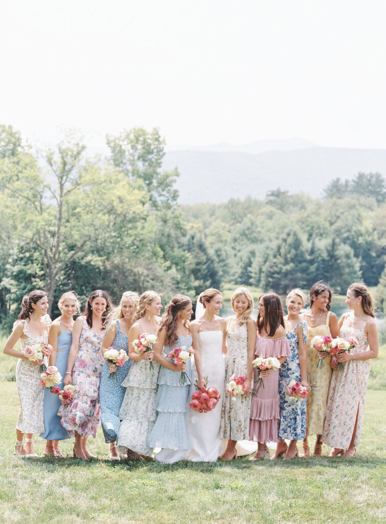 Reformation Stowe Vermont Bridesmaids